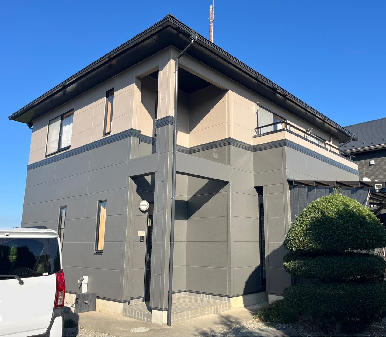 深谷市武蔵野で行った、外壁塗装工事のビフォーアフターをご紹介✨